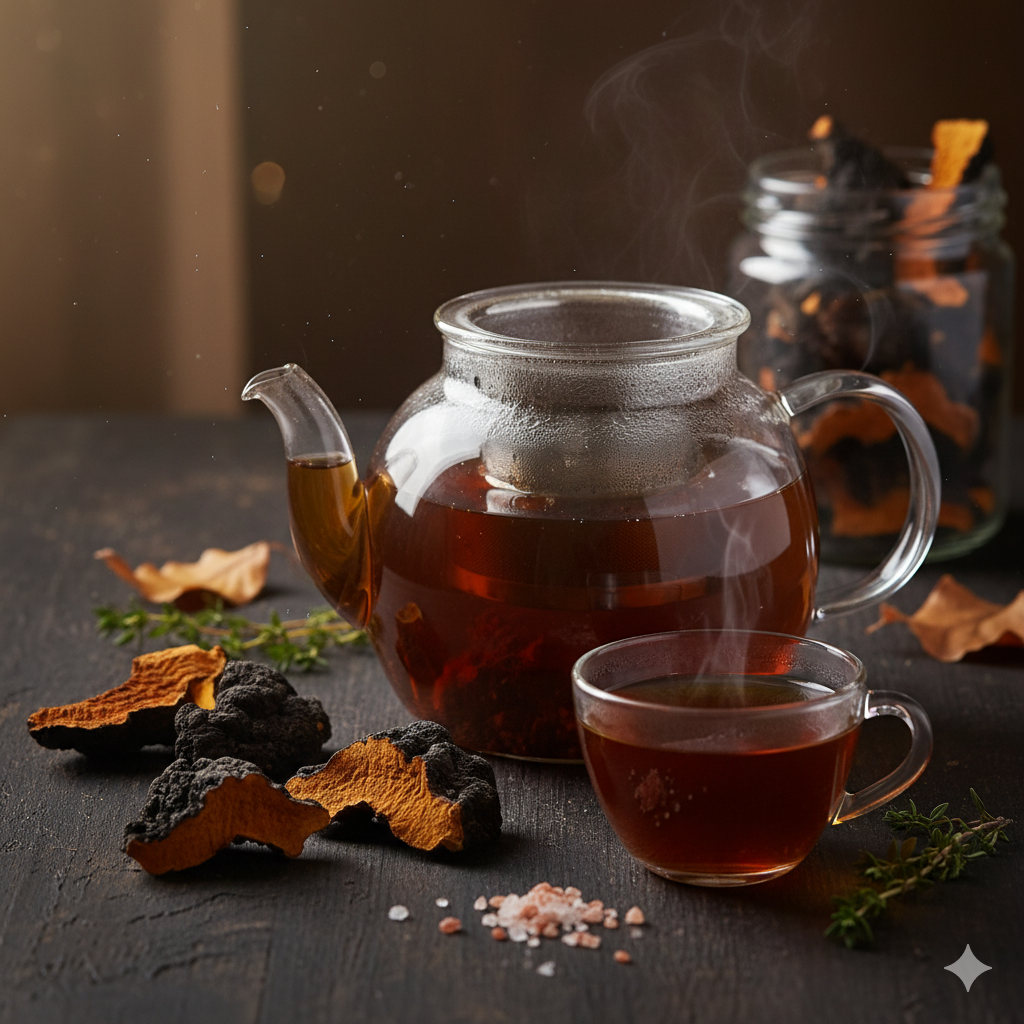 Chaga trinken